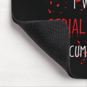 Funny Serial Killer True Crime Junkie Murder Myste Mousepad (Ecke)