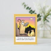 Funny Sessings & Faith Spaß Postcard Postkarte (Stehend Vorderseite)
