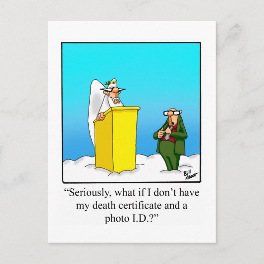 Funny Sessings & Faith Spaß Postcard Postkarte (Vorderseite)