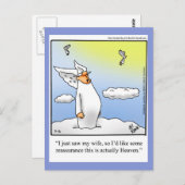 Funny Sessings & Faith Spaß Postcard Postkarte (Vorne/Hinten)