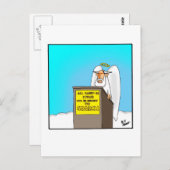 Funny Sessings & Faith Spaß Postcard Postkarte (Vorne/Hinten)