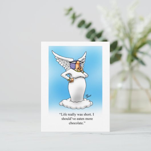 Funny Sessings & Faith Spaß Postcard Postkarte (Stehend Vorderseite)