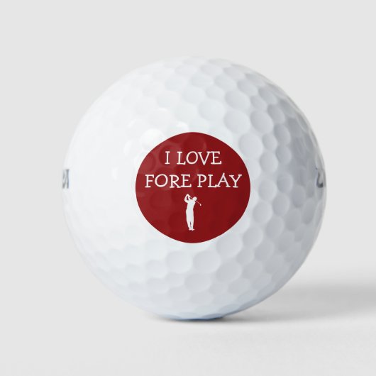 Funny Set Golf Balls Golfball (Vorderseite)