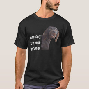 Funny Setter Black Gordon Meme Sie vergessen Hausa T-Shirt