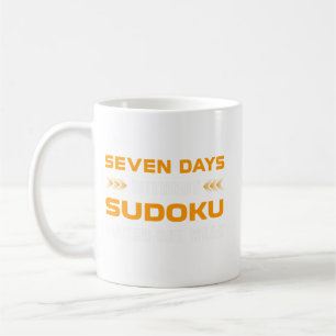 Funny Seven Days ohne Sudoku für Puzzle Game Lo Kaffeetasse