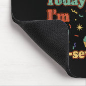 Funny Seven Year Old Birthday Six Seven Bruh Meme Mousepad (Ecke)