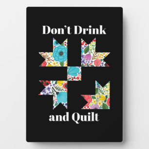 Funny Sewing Quilly Liebhaber Fotoplatte