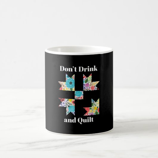 Funny Sewing Quilly Liebhaber Kaffeetasse (Mittel)