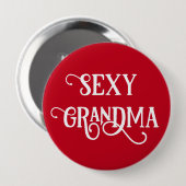 Funny Sexy Oma Button Geschenk (Vorne & Hinten)