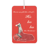 Funny Sexy Pinup Joke Weihnachtsmann Luft Freshene Autolufterfrischer (Vorderseite)