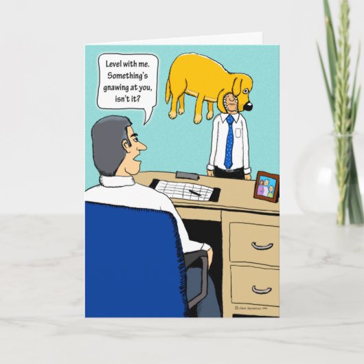 Funny Shake it Off Ermutigung Karte (Vorderseite)