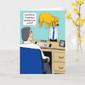 Funny Shake it Off Ermutigung Karte (Gelbe Blume)