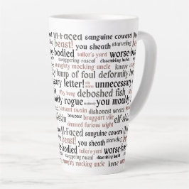 Funny Shakespeare Insult Klassische Literatur Milchtasse