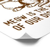 Funny Shakespeare Quote Cat Shakespurr  Poster (Ecke)