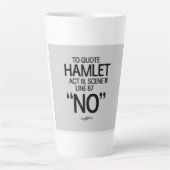Funny Shakespeare quote Milchtasse (Vorderseite)