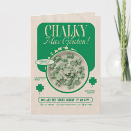 Funny Shamrock Clover Card – For Him Karte