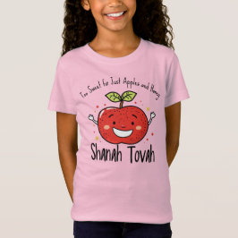 🍎 Funny Shanah Tovah mit benutzerdefiniertem Text T-Shirt