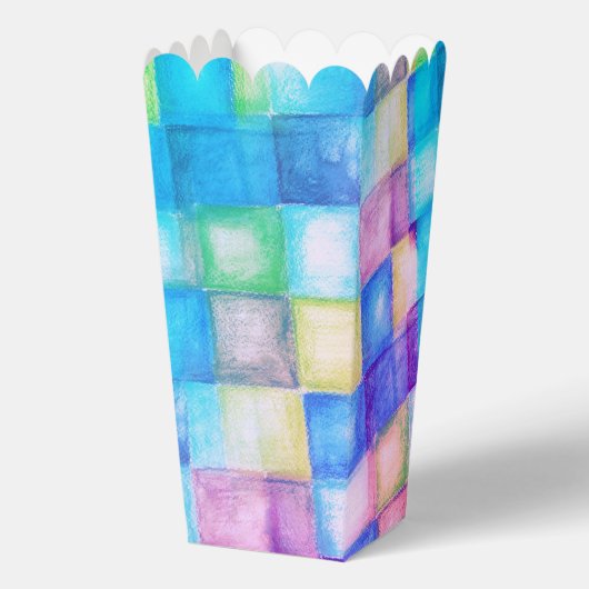 Funny Shapes pattern - farbig 5a Geschenkschachtel (Vorderseite)