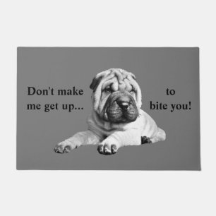 Funny Shar Pei Doormat Fußmatte