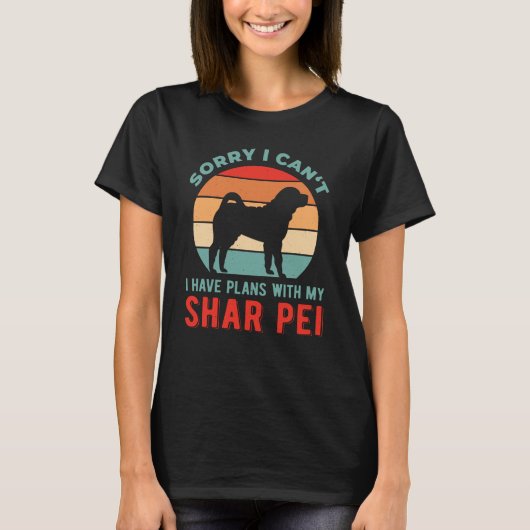 Funny Shar Pei T-Shirt (Vorderseite)