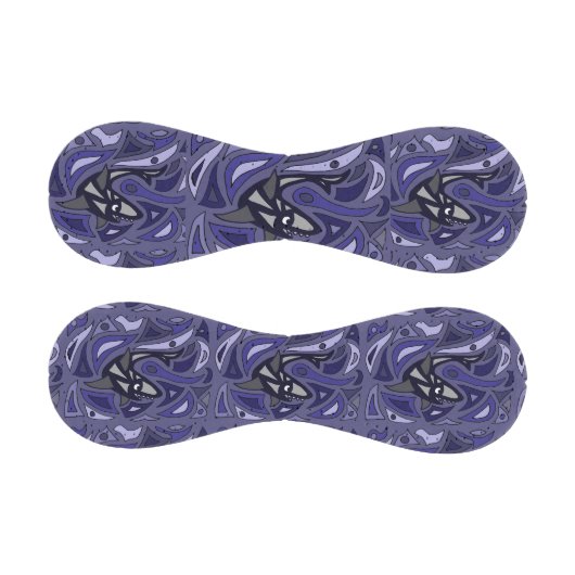 Funny Shark Abstrakt Baseball (Paneele)