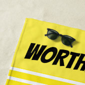 Funny Shark Beach Handtuch (Beispiel)