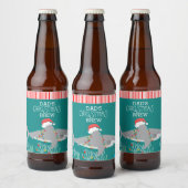 Funny Shark Beer Labels Bierflaschenetikett (Flaschen)