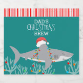 Funny Shark Beer Labels Bierflaschenetikett (Einzelnes Label)