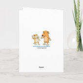 Funny Shark Begegnung Geburtstag Karte (Rückseite)