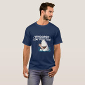 Funny Shark Bleibe Positiv für psychische Gesundhe T-Shirt (Vorne ganz)
