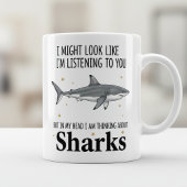 Funny Shark Coffee Mug Gift For Shark Lovers Kaffeetasse