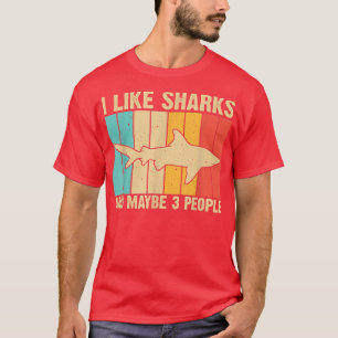 Funny Shark Design für Kinder Männer Frauen Tierha T-Shirt