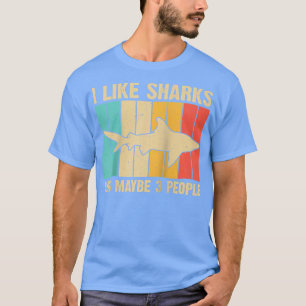 Funny Shark Design für Kinder Männer Frauen Tierha T-Shirt