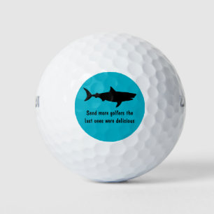 Funny Shark Design Golfball