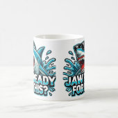 "Funny Shark Design - Jaw Ready for This? Kaffeetasse (Mittel)