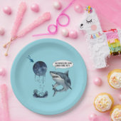 Funny shark diver lunch time :nice bubbles bro pappteller (Party)