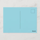 Funny shark diver lunch time nice bubbles bro postkarte (Rückseite)