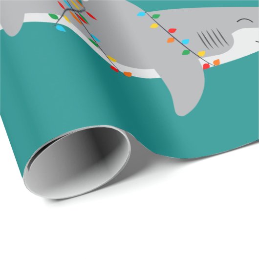 Funny Shark Extra Large Print Geschenkpapier (Rolleneckpunkt)
