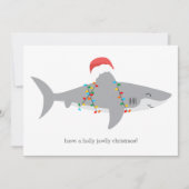 Funny Shark Feiertagskarte (Vorderseite)
