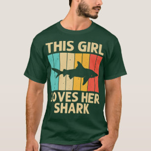 Funny Shark for Girls Kid Hammerhead Tigerhaie T-Shirt