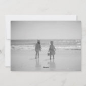 Funny Shark Foto Holiday Card Feiertagskarte (Rückseite)