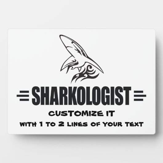 Funny Shark Fotoplatte (Vorderseite)