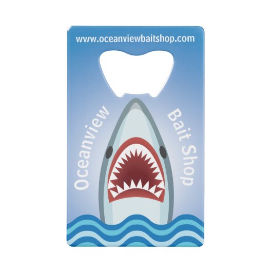 Funny Shark Geldbeutel Flaschenöffner (Vorderseite)
