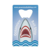 Funny Shark Geldbeutel Flaschenöffner (Rückseite)