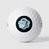 Funny Shark Golf Balls Golfball (Vorderseite)