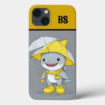 Funny Shark in Rain Boots - Beach Spaß