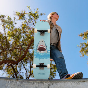 Funny Shark individuelle Name Skateboard
