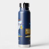 Funny Shark individuelle Name Trinkflasche (Links)