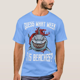Funny Shark Joke Rate was Woche ist es sarkastisch T-Shirt