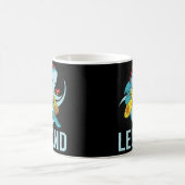Funny Shark - Leland Name Kaffeetasse (Mittel)